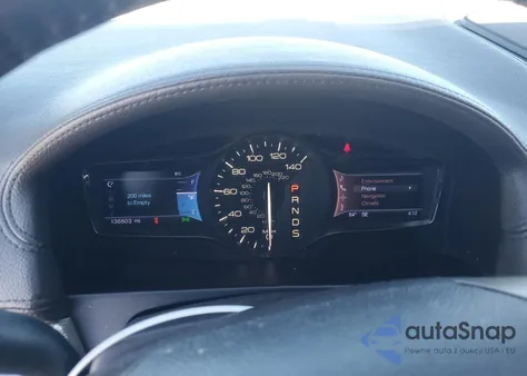 2013 Lincoln Mkx z USA, uszkodzony, nr VIN 2LMDJ6JK1DBL20420